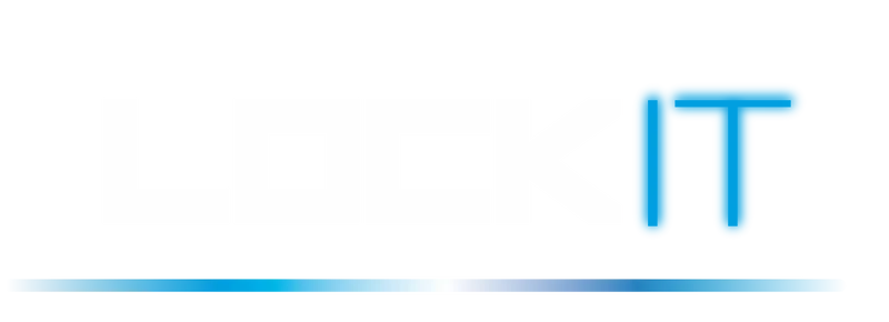 Logo de Lockit en blanc